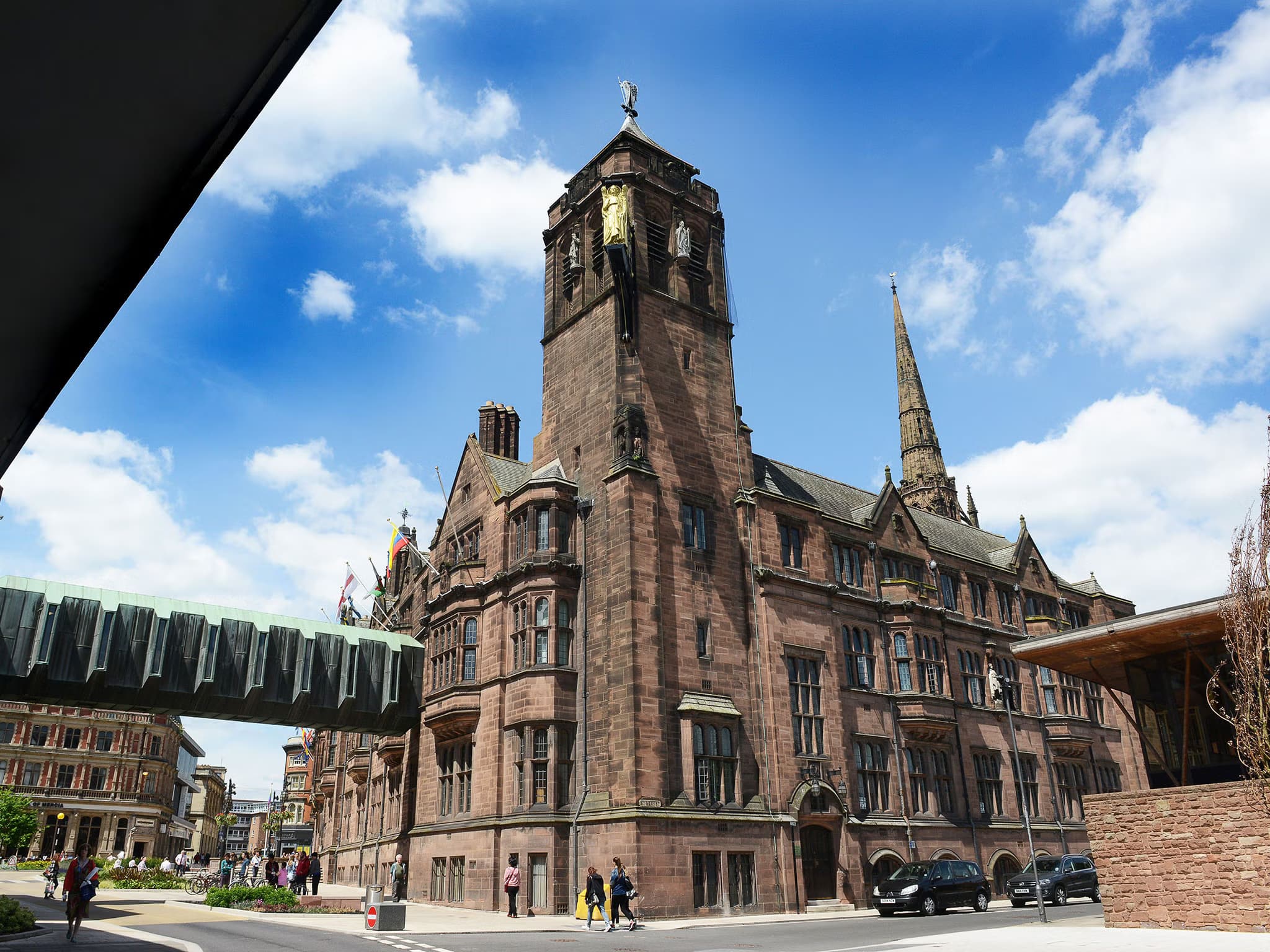 Executive chauffeur service in Coventry city centre with luxury vehicles