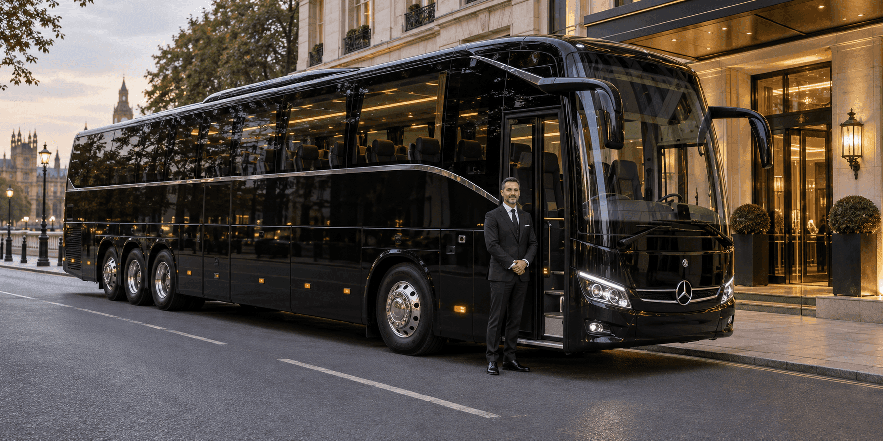 Chauffeur-Driven Mercedes Executive Coach