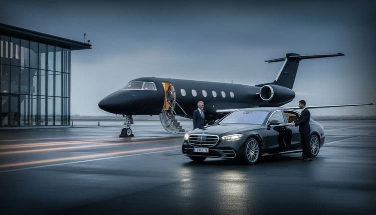 Private Jet Terminal Chauffeur Service in London